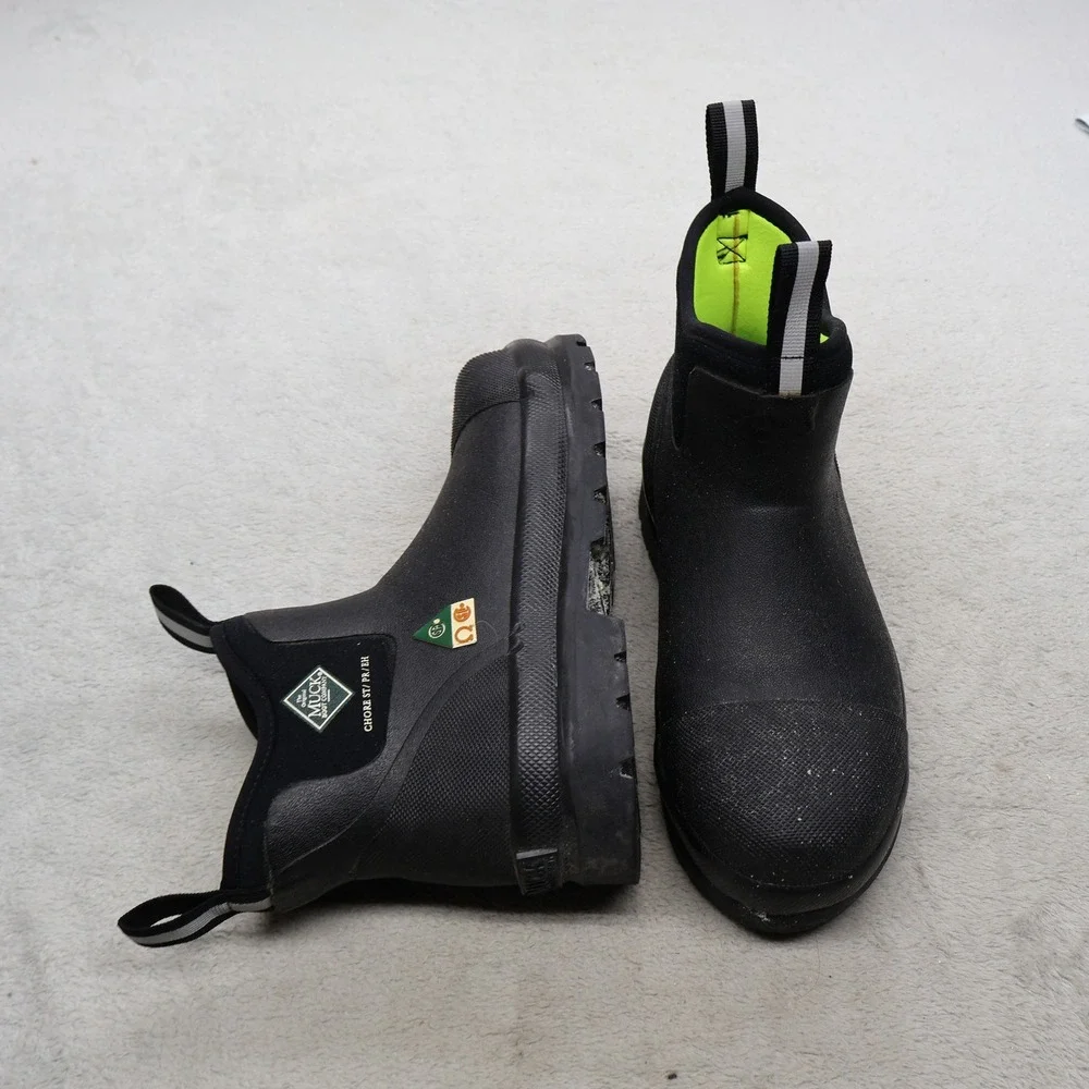 Muck Unisex M5 W6 Work Boots Black Chore Classic Chelsea Waterproof 010021